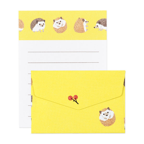 Hedgehog Mini Letter Set Writing Papers & Envelopes