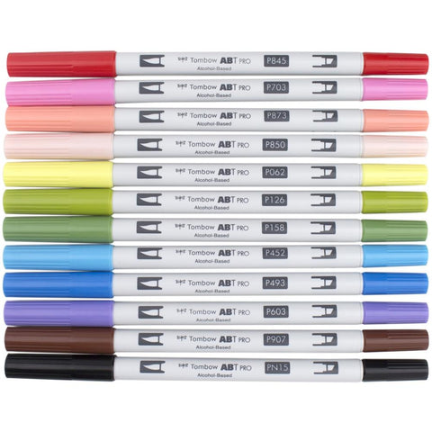 Tombow ABT Dual Brush Pen Exclusive Autumn Collection Set of 12