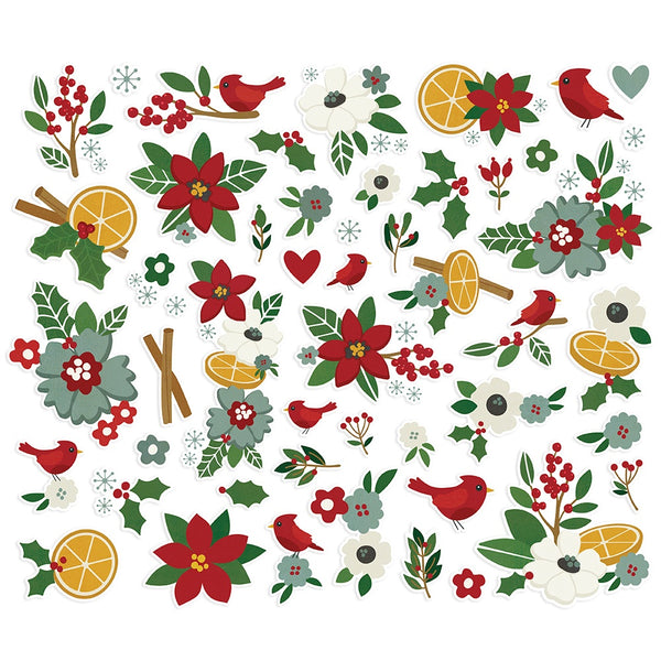 Hearth & Holiday Bits & Pieces Die-Cuts Floral 50/Pkg