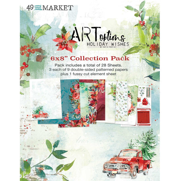 ARToptions Holiday Wishes Collection Pack 6"X8" 49 And Market