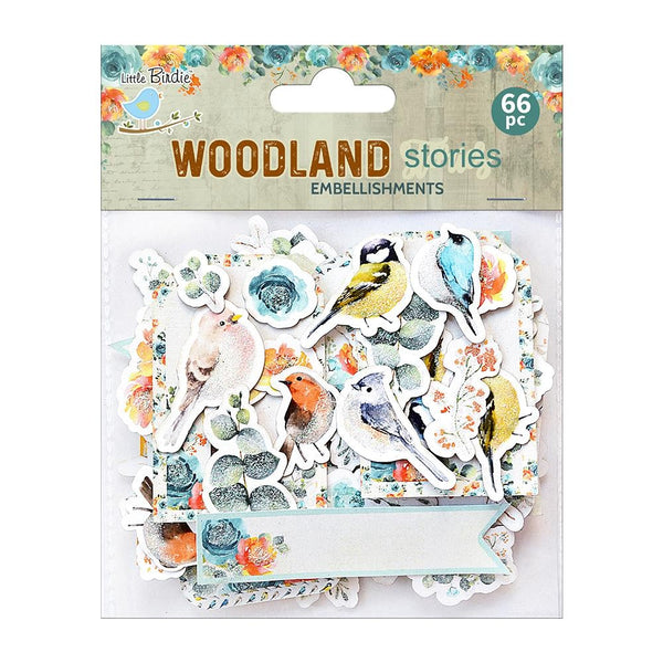 Woodland Stories Ephemera Embellishment 66/Pkg