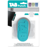 WE R MEMORY KEEPERS Tab Punch. Customize your own tabs by using any color or patterned paper (not included) with this tab punch. In as little as 1, 2, 3, you can easily create custom tabs in any color and with any patterned paper. Simply punch out tab from desired paper, peel off the Tab Sticker backing, line them up and adhere. Each punch comes with 6 Tab Stickers. 
