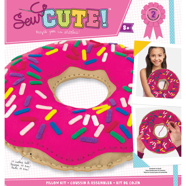 50% OFF - Doughnut Sew Cute! Felt Pillow Kit Donut