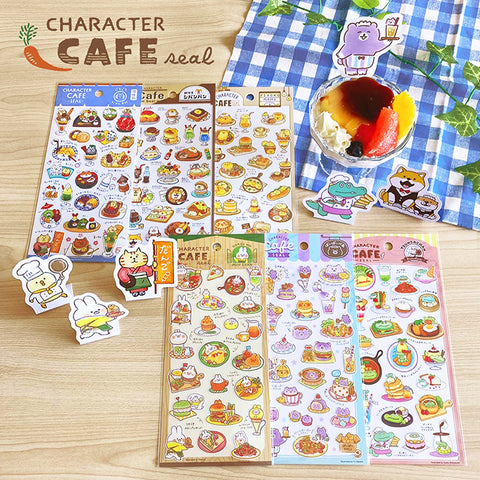 Cafe Girl Decor Stickers - paperkumaco
