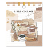 Libre Collage Brown Flake Sticker Mind Wave (56pcs)