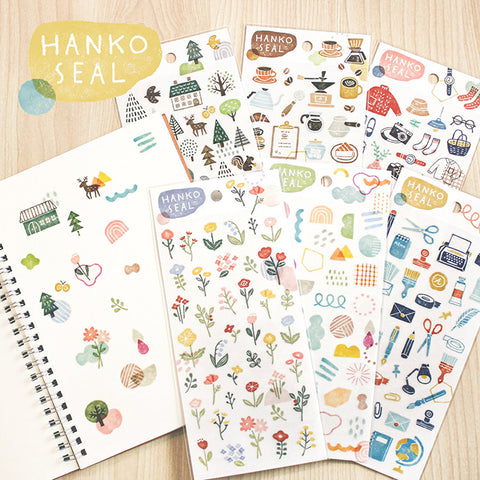 Mini Sticker Box Hako Seal Stationery Office Supplies 1 Pc 