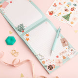 A5 Christmas Pastel Notepad
