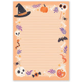 Halloween Orange Notepad A5