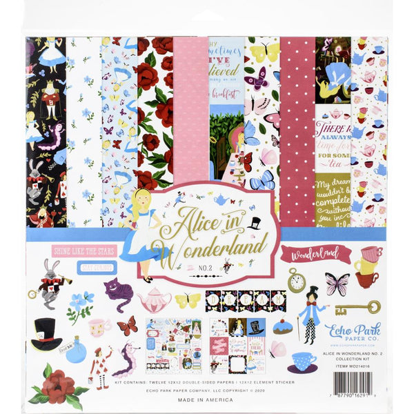 Alice In Wonderland No. 2 Collection Kit 12"X12"