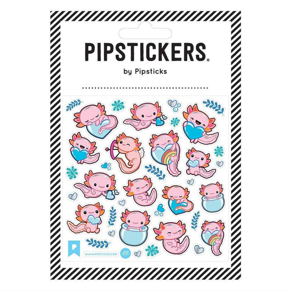Axolotl Fun Sticker Pipsticks