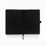 The Blackout Book - A5 Silver Crescent Blackout Dot Grid Notebook