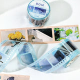 Film Blue PET Clear Tape BGM