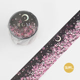 Moonlight Sakura Cherry Blossom Washi Tape BGM