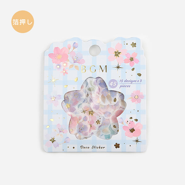 Cherry Blossom Flake Sticker BGM