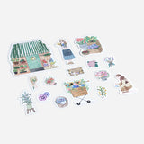 Little Shop Flower Shop Flake Sticker (45 pieces)