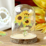 A Bottle Of Flower Yellow Clear Sticker (30 pieces)