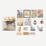 Travel Diary City Flake Sticker Tracing Paper (45 pieces)