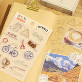 Stroll Traveler BGM Clear Stamp Set