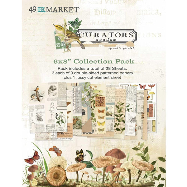 Curators Meadow Collection Pack 6"X8" 49 And Market