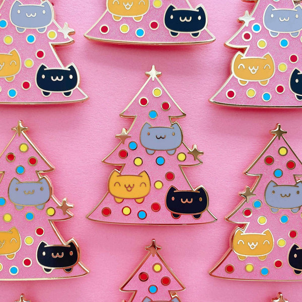 Christmas Catmas Tree Enamel Pin