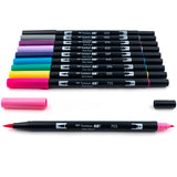 Dual Brush Pen Art Markers Galaxy 10-Pack