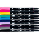 Dual Brush Pen Art Markers Galaxy 10-Pack