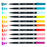 Dual Brush Pen Art Markers Tropical 10-Pack