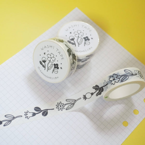 Flower Doodles Washi Tape