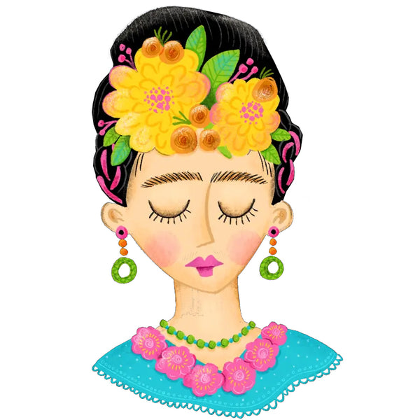 Watercolor Frida Sticker