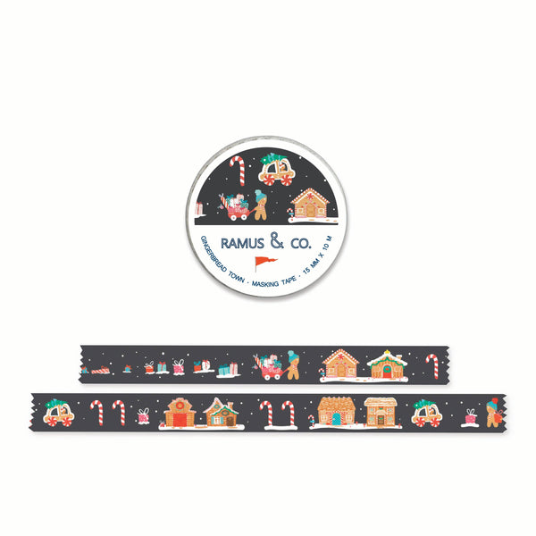 Gingerbread Town Washi Tape