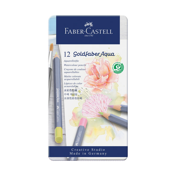 Goldfaber Aqua Watercolor Pencil 12-Color Pastel Set