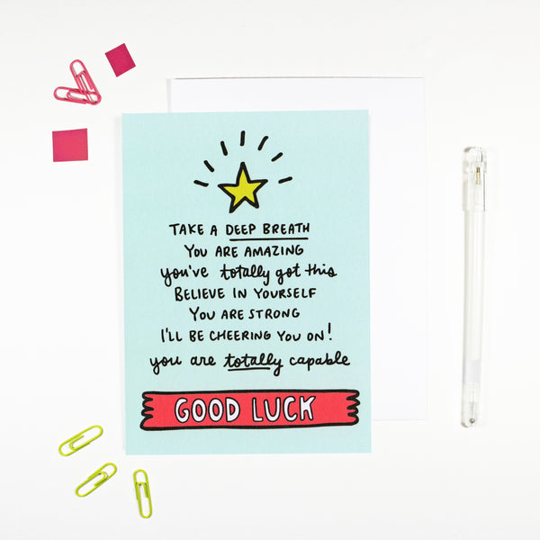 Good Luck Card