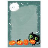 Halloween Cats Notepad A5