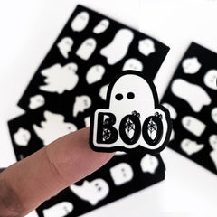 Halloween Ghost Boo Sticker Sheet Espi Lane 