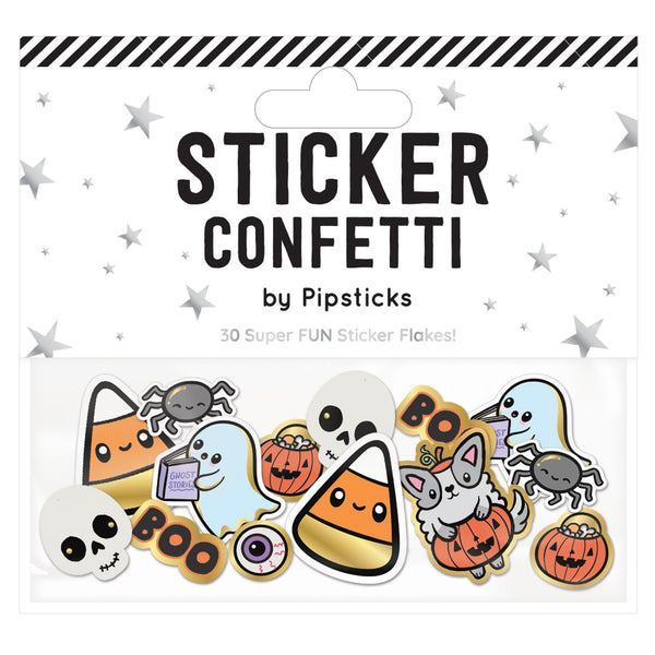 Happy Haunting Sticker Confetti Pipsticks