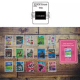 The Retro Stamp Book Flake Sticker 30pcs