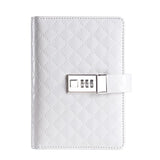 White Personal BINDER ONLY with Password Lock (Inserts not included)