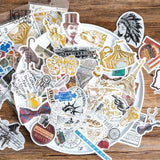 Gentleman Flake Sticker (60 pieces)