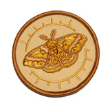 IO Moth Embroidered Iron on Patch