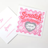 Scratch-off Valentines - Floral 18pk Class Pack