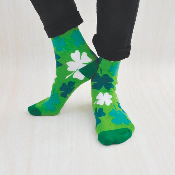 Lucky 4 Leaf Clover Kaiser Style Sock It Your Way Socks