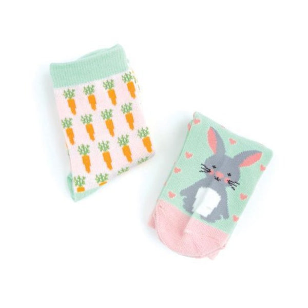 Bunny & Carrot Socks. 