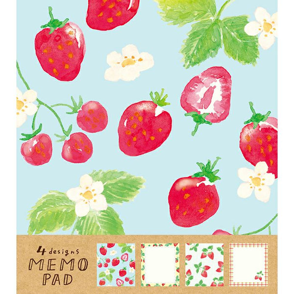 Strawberry Field Memo Pad