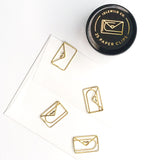 Love Letter Gold Plated Paper Clips