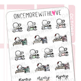 Organizing Stickers Time! Planner Sticker