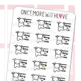 Hang In There Planner Sticker
