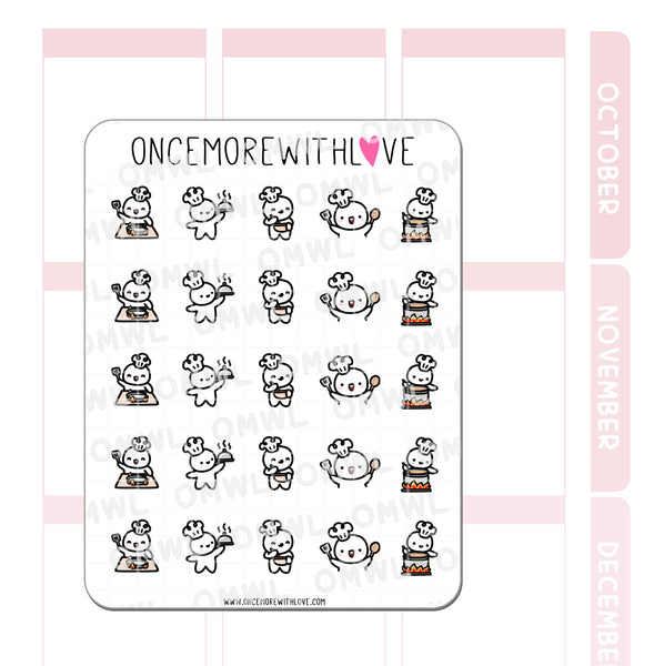 Cooking Time 2.0 Planner Stickers