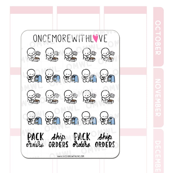 Shopowner: Pack and Ship Planner Sticker