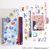 Moomin's Friends Flake Sticker (45 pieces)