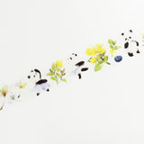 Panda Waltz 小徑文化×Liang Feng Watercolor Path Round Top Masking Tape